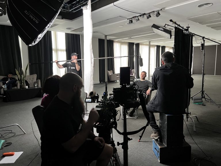 Shooting in Rosario with Maxi Rodriguez