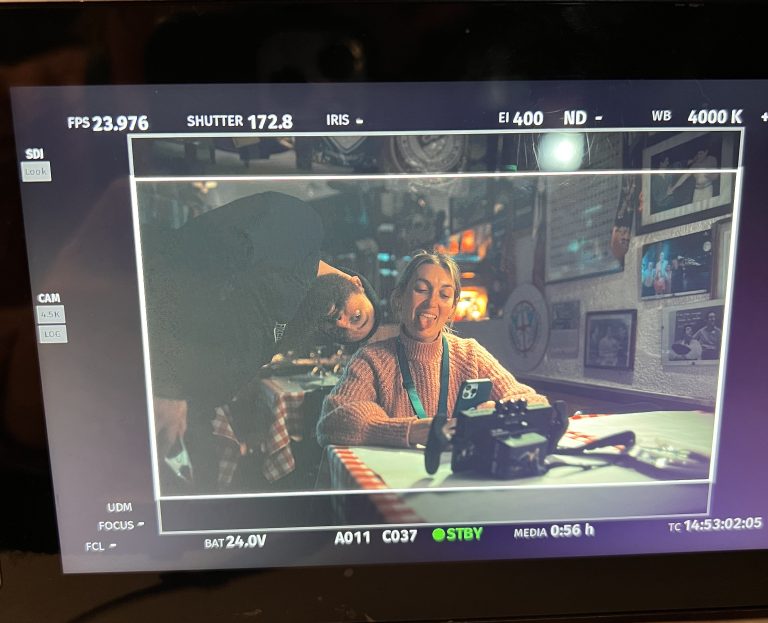 Shooting a documentary